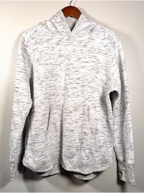 Tek Gear Hoodie Womens XXL Gray Heather Ultrasoft Fleece Pullover Pocket